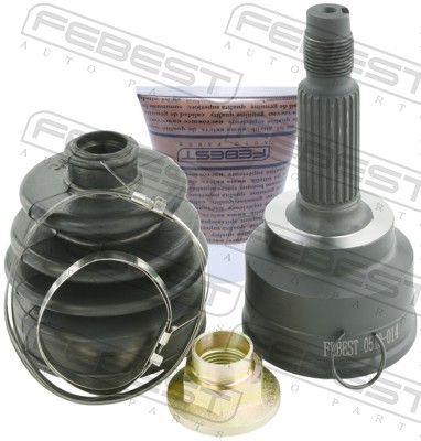 Šarnīru komplekts, Piedziņas vārpsta FEBEST 0510-014