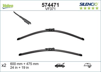 Щетка стеклоочистителя VALEO 574471