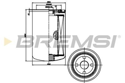 Degvielas filtrs BREMSI FE1874