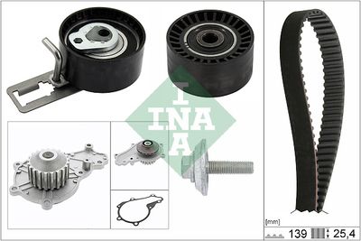 Ūdenssūknis + Zobsiksnas komplekts Schaeffler INA 530 0610 30