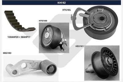 Zobsiksnas komplekts HUTCHINSON KH 192