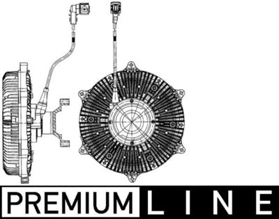 Sajūgs, Radiatora ventilators MAHLE CFC 219 000P