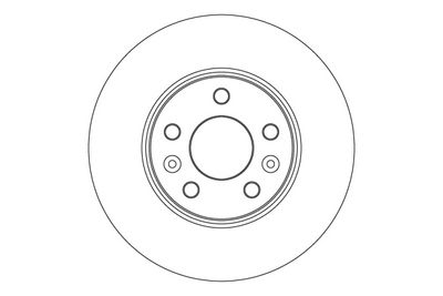 Тормозной диск TRW DF4615