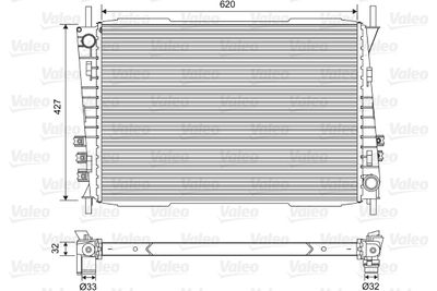 Radiators, Motora dzesēšanas sistēma VALEO 701559