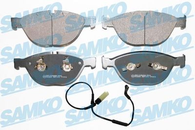 Комплект тормозных колодок, дисковый тормоз SAMKO 5SP1410A