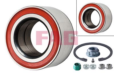 Riteņa rumbas gultņa komplekts Schaeffler FAG 713 6100 40