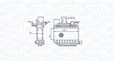 Интеркулер MAGNETI MARELLI 351319205310