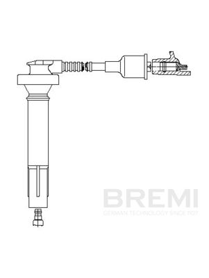 Augstsprieguma vads BREMI 3A60E50