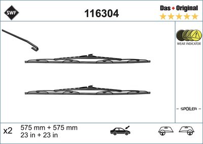 Щетка стеклоочистителя SWF 116304