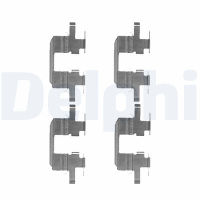 Piederumu komplekts, Disku bremžu uzlikas DELPHI LX0472