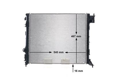 Radiators, Motora dzesēšanas sistēma MAHLE CR 2240 000S