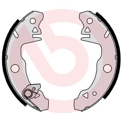 szczęki ham. CITROËN/PEUGEOT/RENAULT/TALBOT BREMBO S 68 509