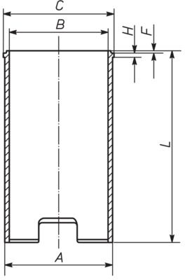 Гильза цилиндра MAHLE 029 WV 13 00