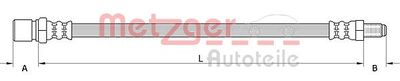 Bremžu šļūtene METZGER 4111548