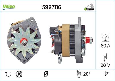 Ģenerators VALEO 592786
