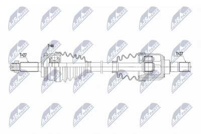 Приводной вал NTY NPW-KA-417