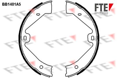 Bremžu loku kompl., Stāvbremze FTE 9100136