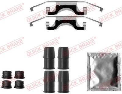 Комплектующие, колодки дискового тормоза QUICK BRAKE 109-1843