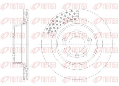 Тормозной диск REMSA 62551.10