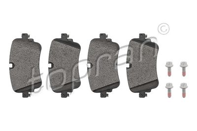 Комплект тормозных колодок, дисковый тормоз TOPRAN 117 687