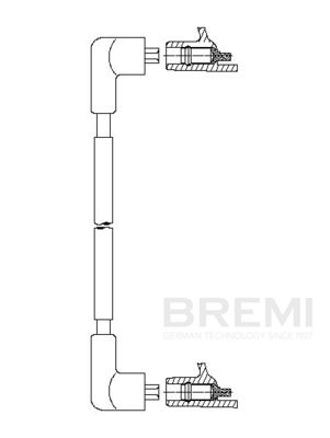 Провод зажигания BREMI 627E27