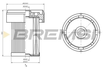Топливный фильтр BREMSI FE2450