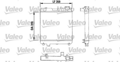 Radiators, Motora dzesēšanas sistēma VALEO 883053