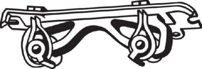 Резиновые полоски, система выпуска BOSAL 255-417