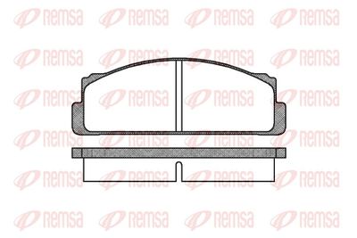 Bremžu uzliku kompl., Disku bremzes REMSA 0022.00