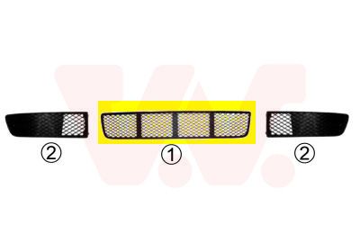 Ventilatora reste, Bampers VAN WEZEL 5825590