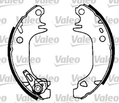 Комплект тормозных колодок VALEO 554662