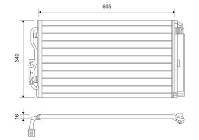 Конденсатор, кондиционер VALEO 814191