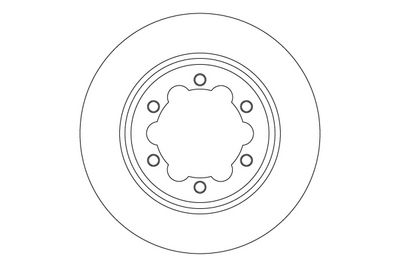 Тормозной диск TRW DF6774S