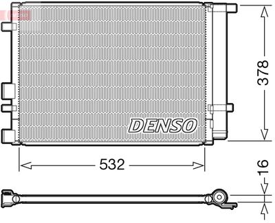 Конденсатор, кондиционер DENSO DCN41005
