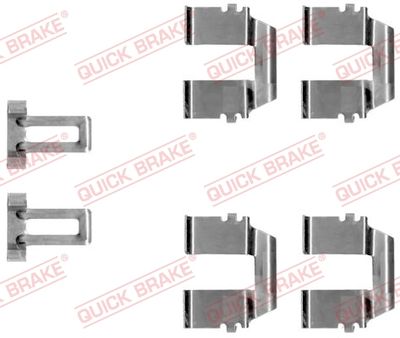 Lisakomplekt, ketaspiduriklotsid QUICK BRAKE 109-1233