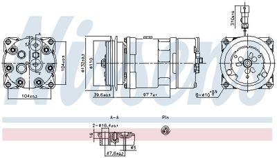 Компрессор, кондиционер NISSENS 891098