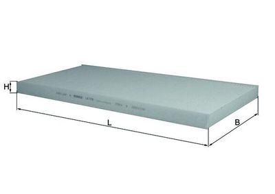 Filtrs, Salona telpas gaiss MAHLE LA 170