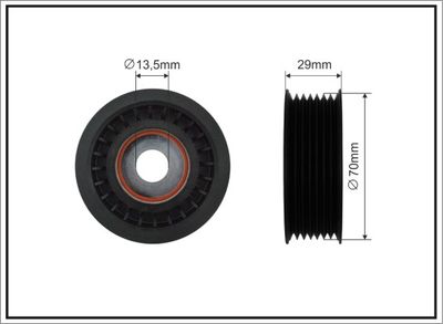 Parazīt-/Vadrullītis, Ķīļrievu siksna CAFFARO 489-99