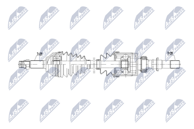 Приводной вал NTY NPW-NS-171