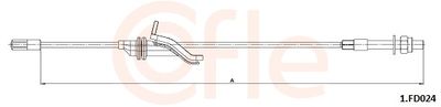 Тросик, cтояночный тормоз COFLE 92.1.FD024