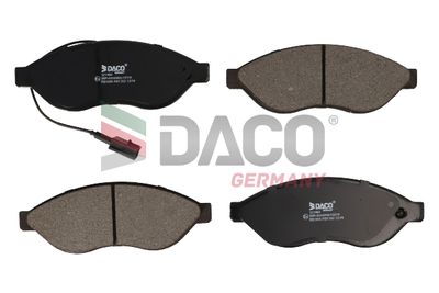 Комплект тормозных колодок, дисковый тормоз DACO 321960