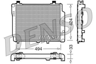 Radiators, Motora dzesēšanas sistēma DENSO DRM17074