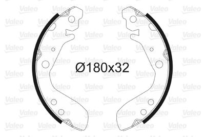 Комплект тормозных колодок VALEO 564088