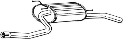 Глушитель выхлопных газов конечный BOSAL 219-137