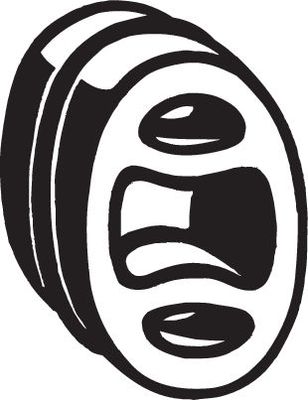 Резиновые полоски, система выпуска BOSAL 255-041