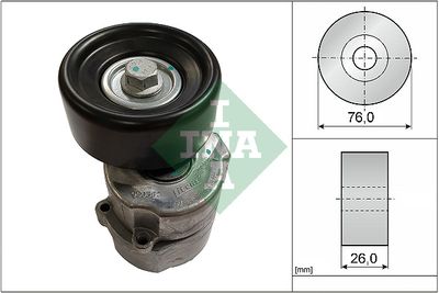 Siksnas spriegotājs, Ķīļsiksna Schaeffler INA 534 0135 30