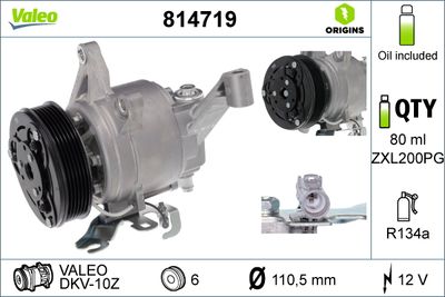 Компрессор, кондиционер VALEO 814719