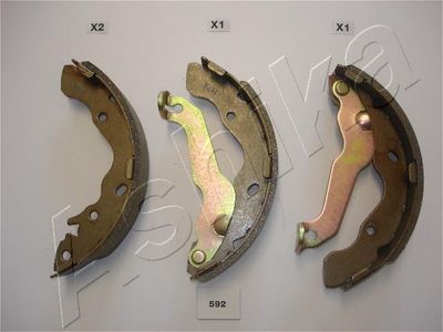Комплект тормозных колодок ASHIKA 55-05-592