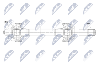 Приводной вал NTY NPW-BM-237