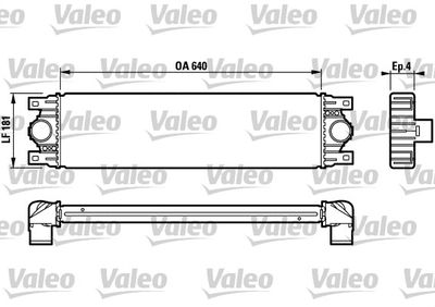 Интеркулер VALEO 817115